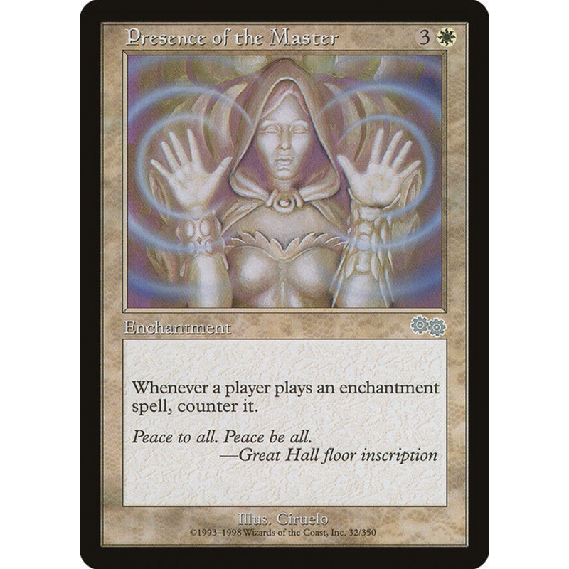 USG: Presence of the Master