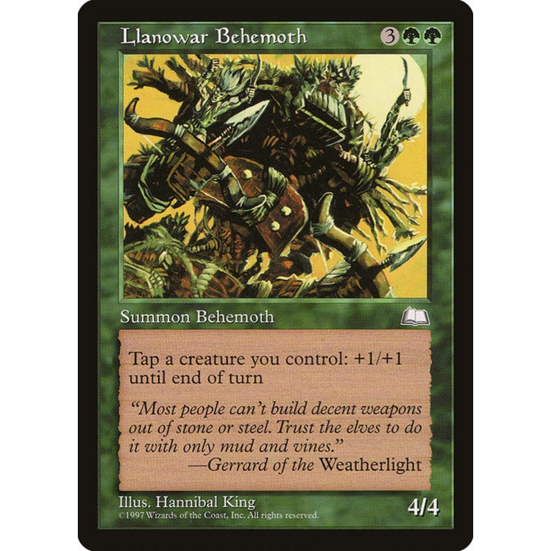 WTH: Llanowar Behemoth