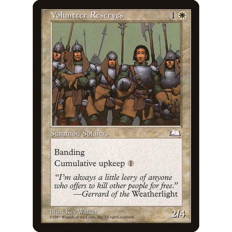 WTH: Volunteer Reserves