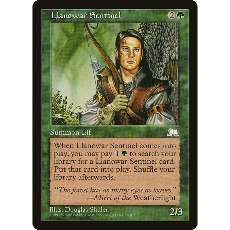 WTH: Llanowar Sentinel