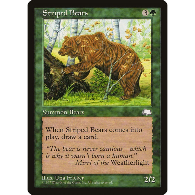 WTH: Striped Bears
