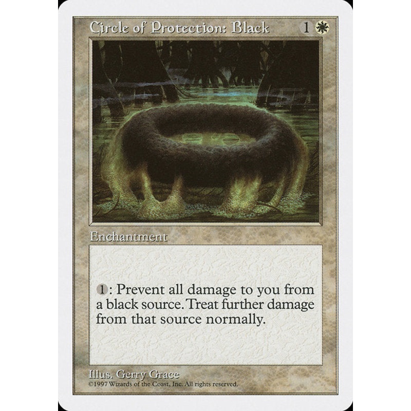 5ED: Circle of Protection: Black