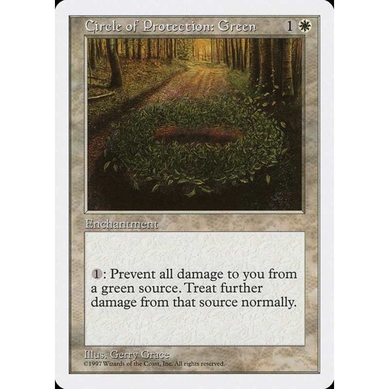 5ED: Circle of Protection: Green