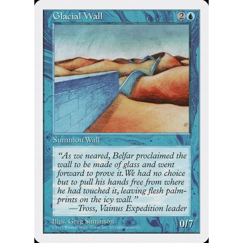 5ED: Glacial Wall