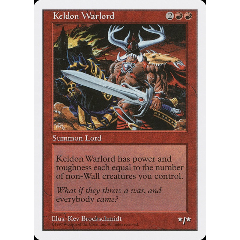 5ED: Keldon Warlord