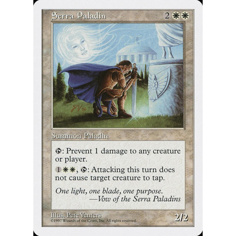 5ED: Serra Paladin