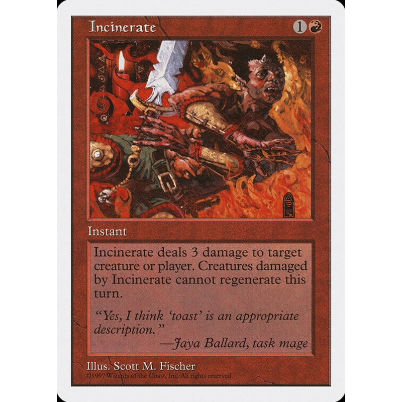 5ED: Incinerate