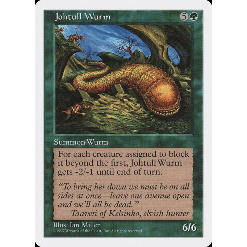 5ED: Johtull Wurm