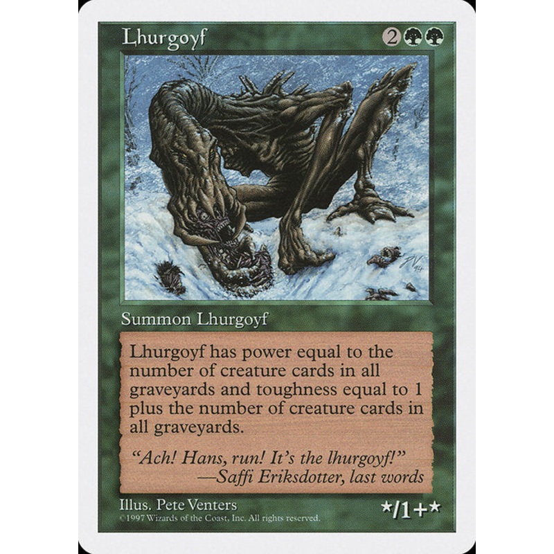 5ED: Lhurgoyf