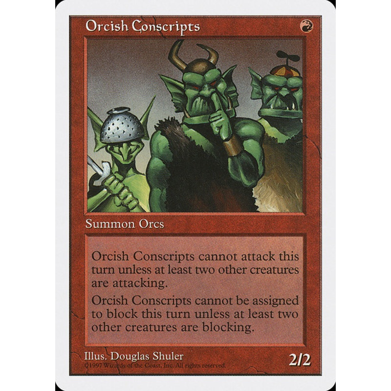 5ED: Orcish Conscripts