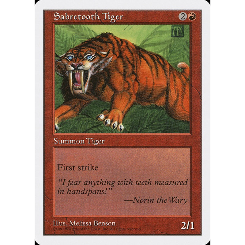 5ED: Sabretooth Tiger
