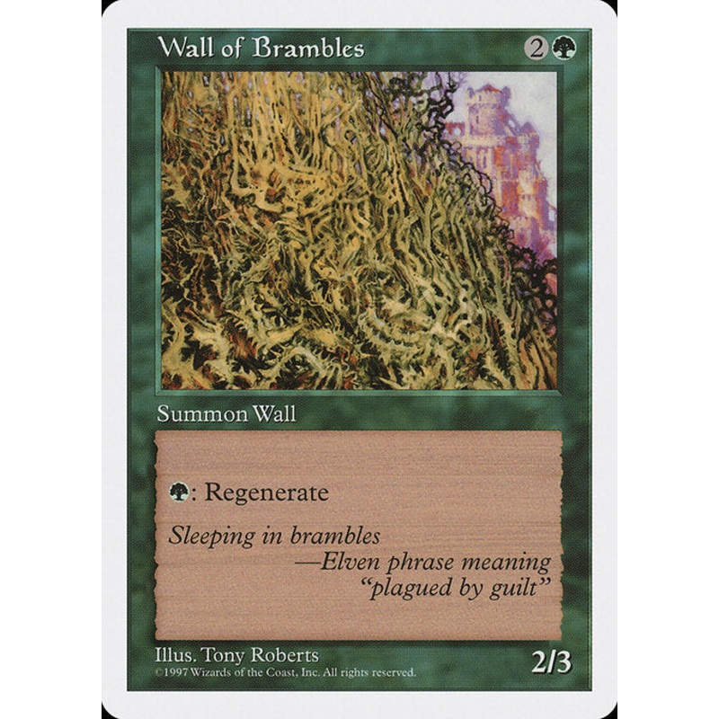 5ED: Wall of Brambles