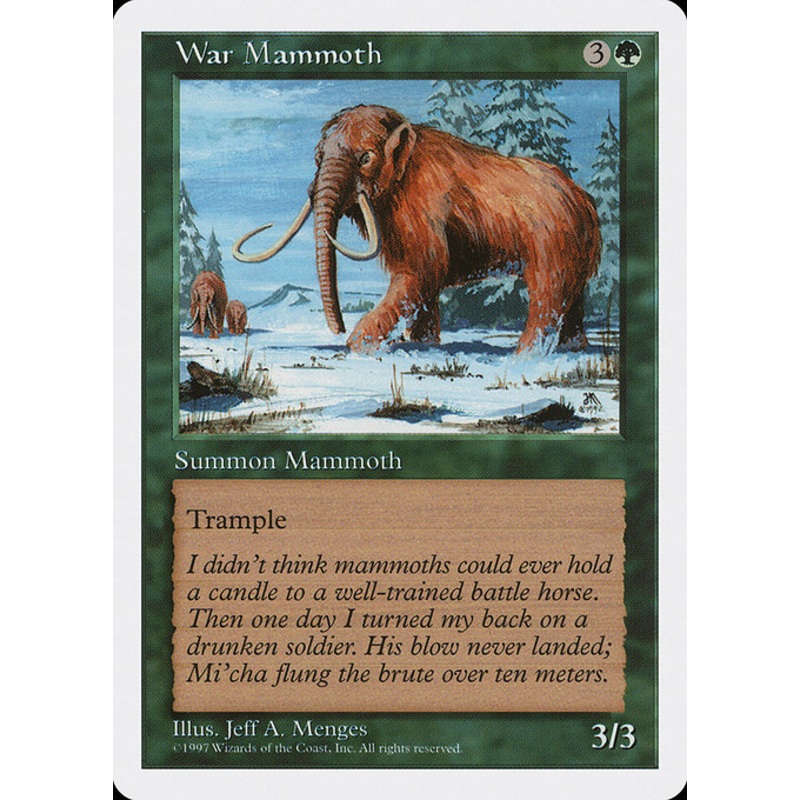 5ED: War Mammoth
