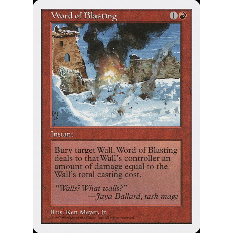 5ED: Word of Blasting