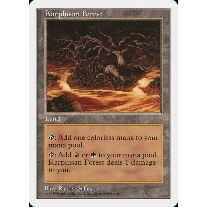 5ED: Karplusan Forest