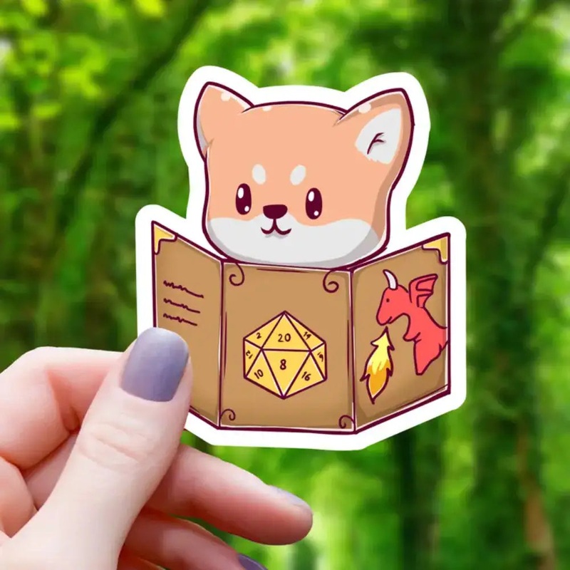 Game Master Shiba Inu Sticker
