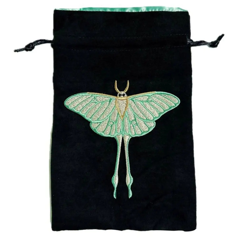 Luna Moth Dice Bag