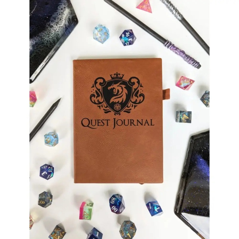 Quest Journal Mini Dot Leather Journal