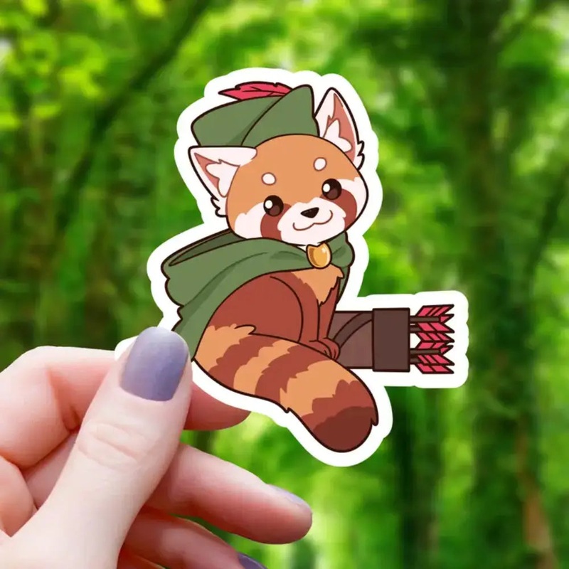Ranger Red Panda Sticker