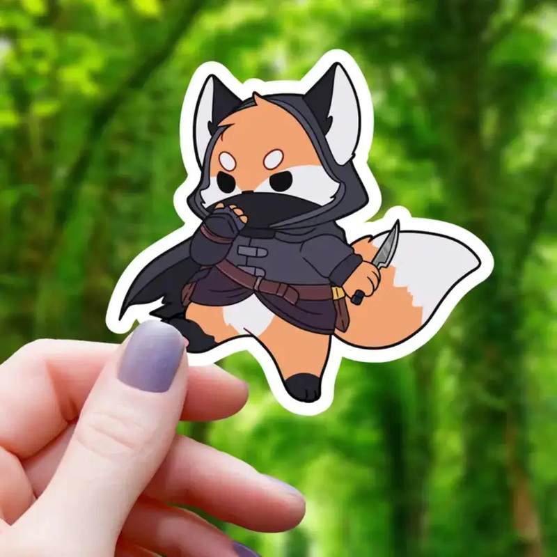 Rogue Red Fox Sticker