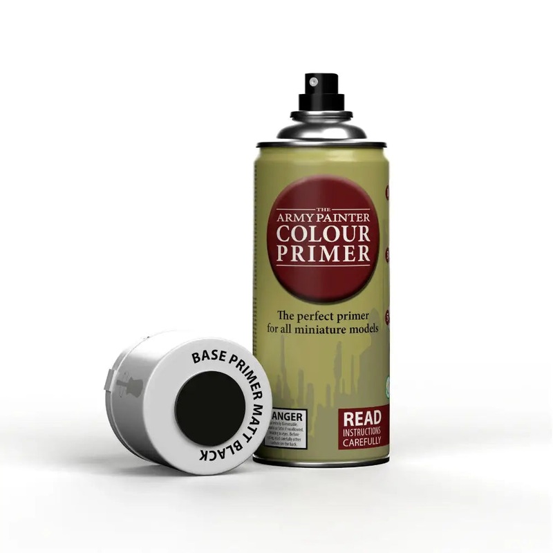 Army Painter Spray Paint Color Primer Matt Black