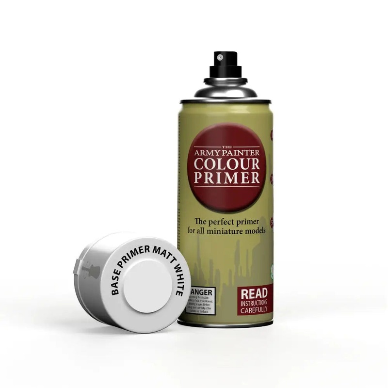 Army Painter Spray Paint Color Primer Matt White