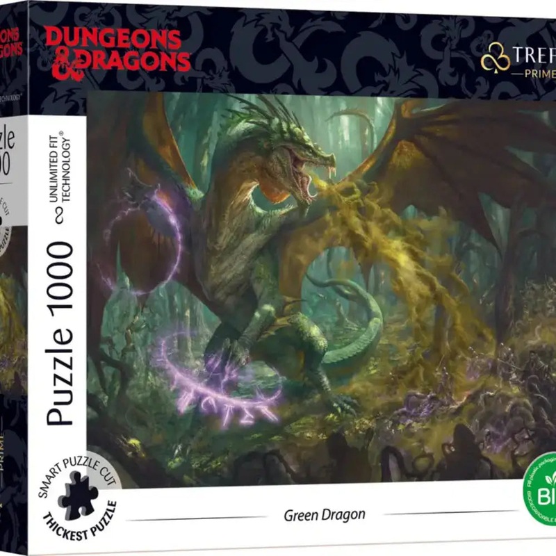 Dungeons and Dragons Green Dragon Puzzle