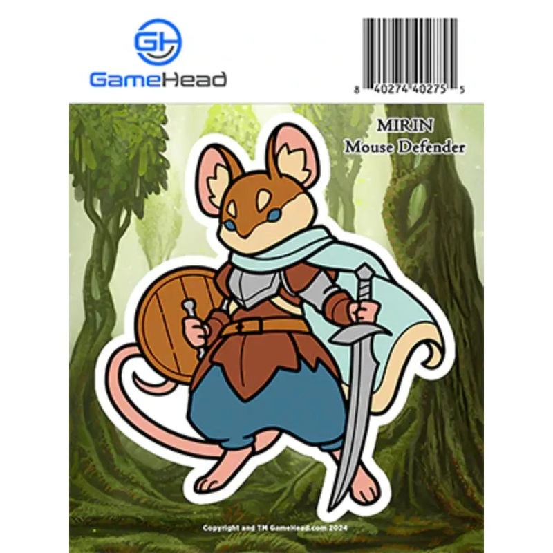Mirin the Mouse Defender Sticker