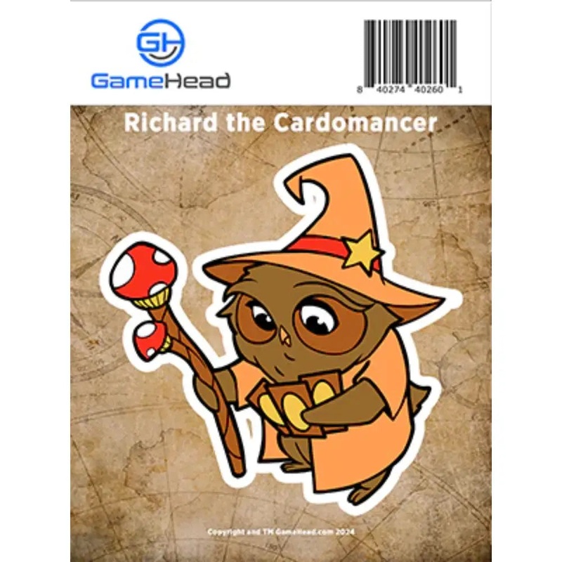 Richard the Cardomancer Sticker
