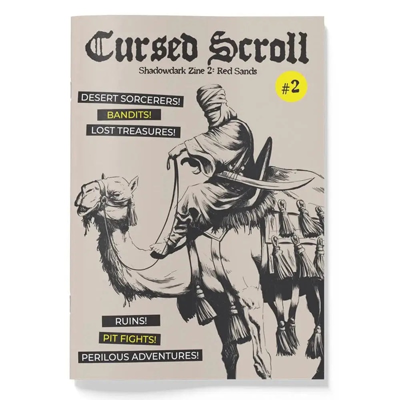 Shadowdark RPG Cursed Scroll Zine 2 Red Sands