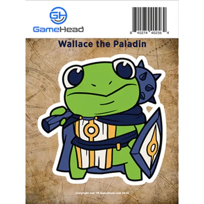 Wallace the Paladin Sticker