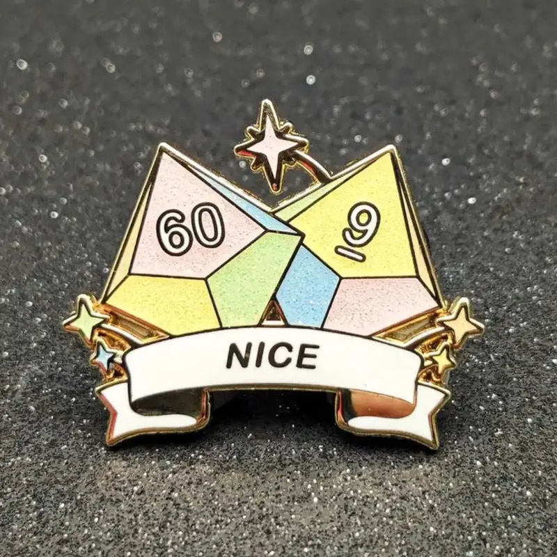 69 D100 Hard Enamel Pin