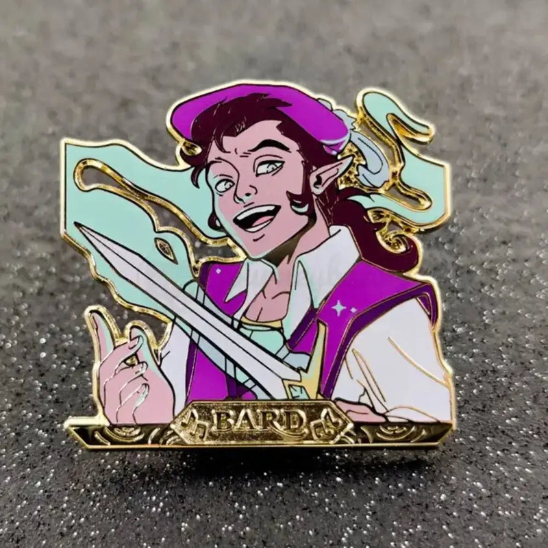 Bard Hard Enamel Pin