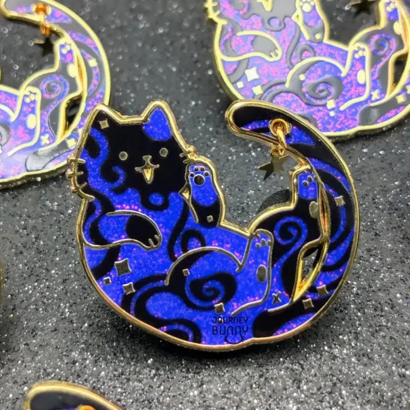 Galaxy Cat Hard Enamel Pin