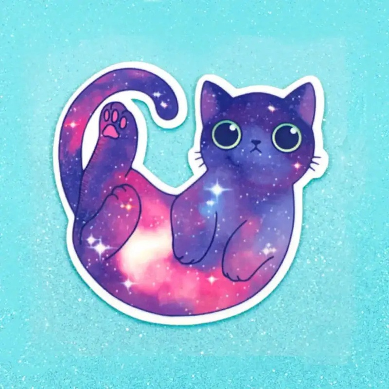 Galaxy Cat Sticker