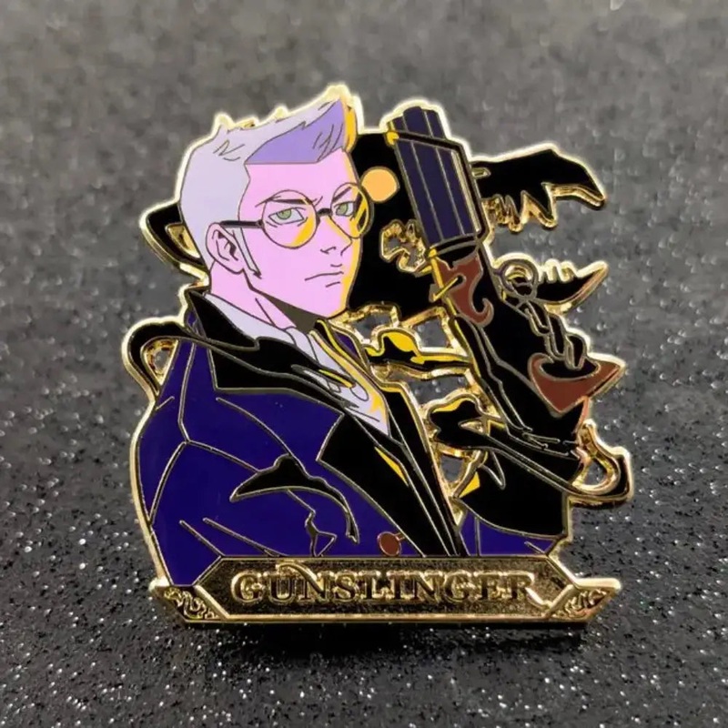 Gunslinger Hard Enamel Pin