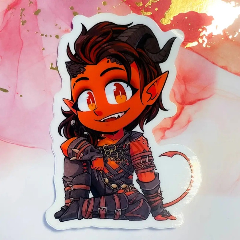 Karlach Baldurs Gate 3 Sticker