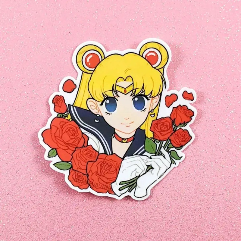 Magical Girl Moon Sticker