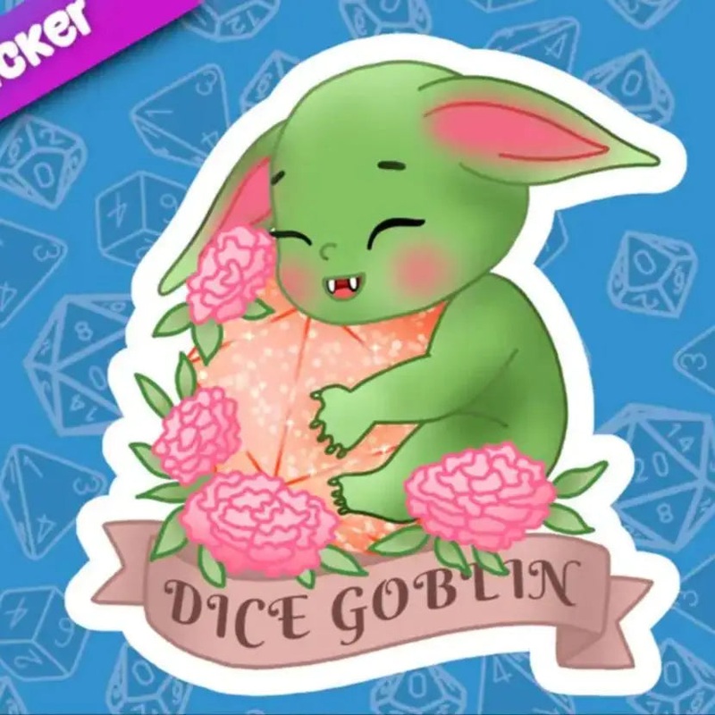 MKC Dice Goblin Sticker