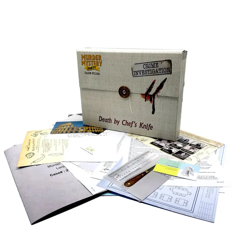 Murder Mystery Party Case Files: Death by Chef's Knife