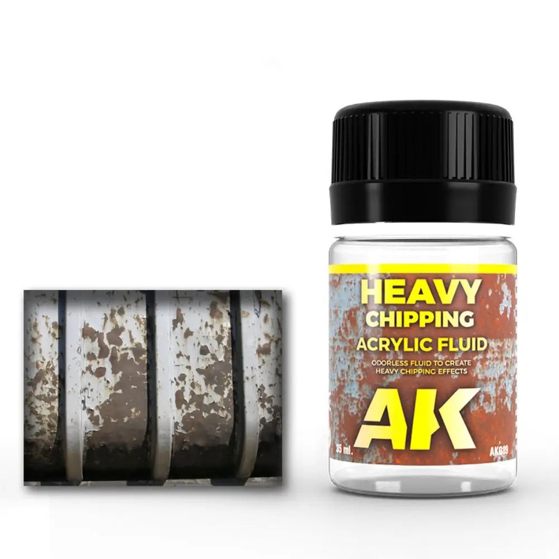 AK Interactive Heavy Chipping Effects Acrylic Paint (35ml)
