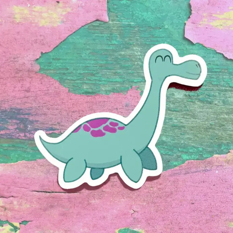 Cute Cryptids Nessie Sticker