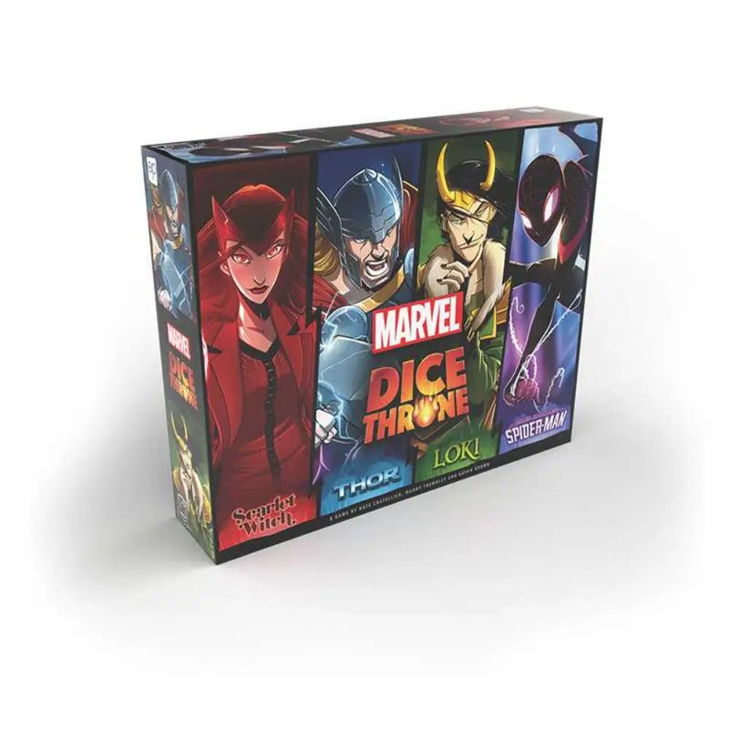 Dice Throne: Marvel 4-Hero Box (Scarlet Witch, Thor, Loki, Spider-Man)