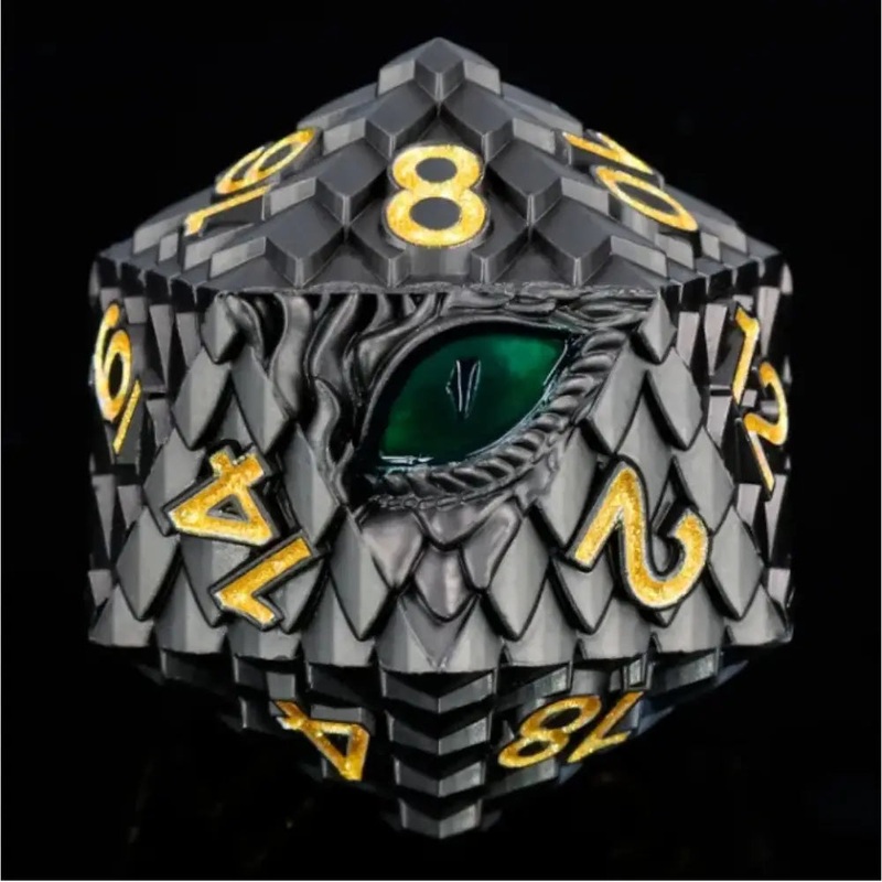 Dragon Eye Metal 35mm D20 Die