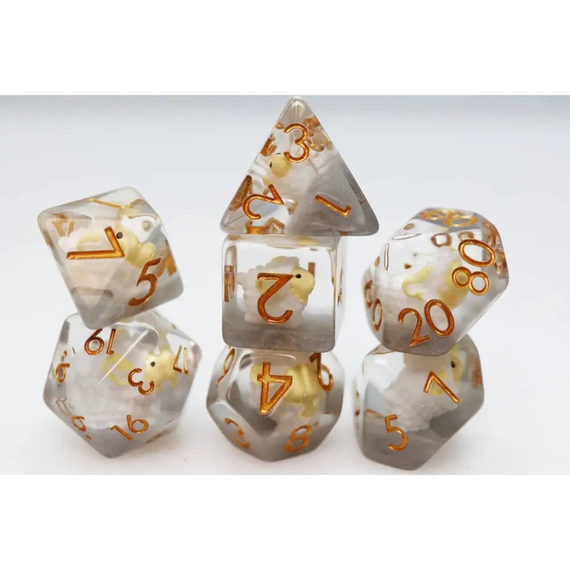 Golden Fleece Polyhedral (D&D) Dice Set (7)
