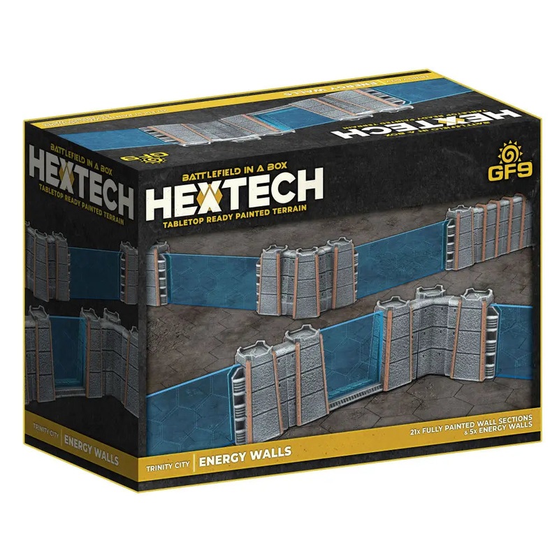 Hextech: Battlefield in a Box Trinity City Energy Walls