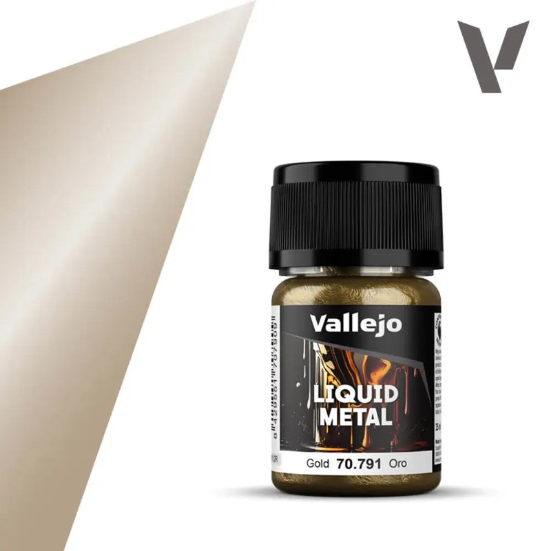 Vallejo Liquid Metal Paints: Gold (35 ml)