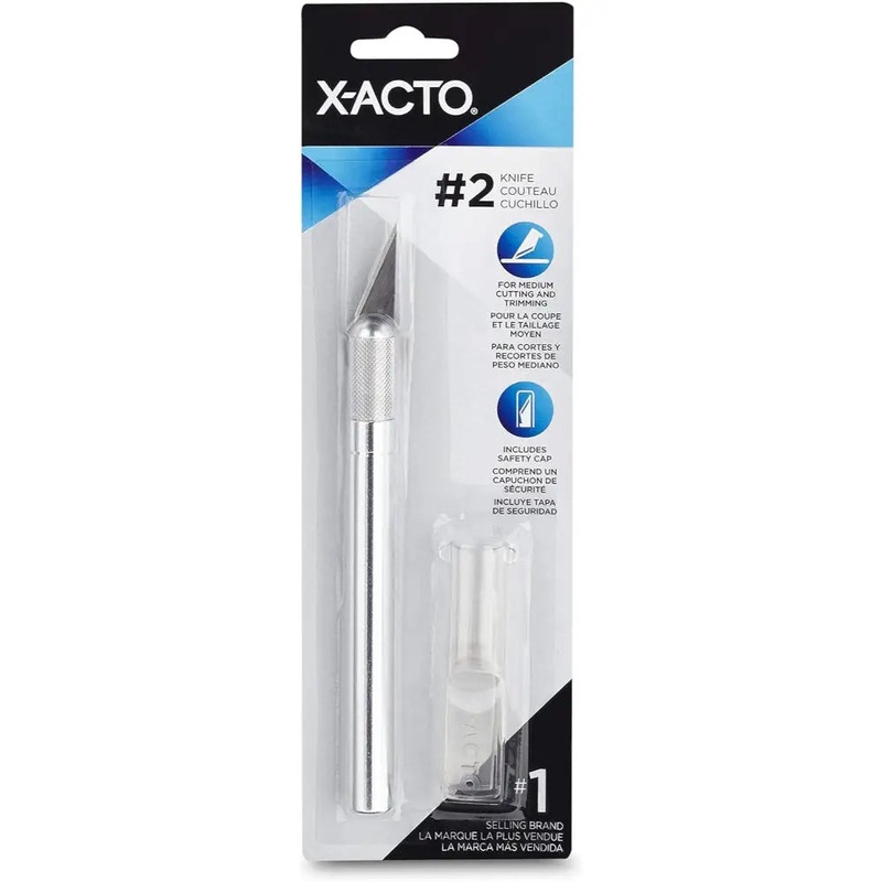 X-ACTO No. 2 Medium Weight Precision Knife with Safety Cap