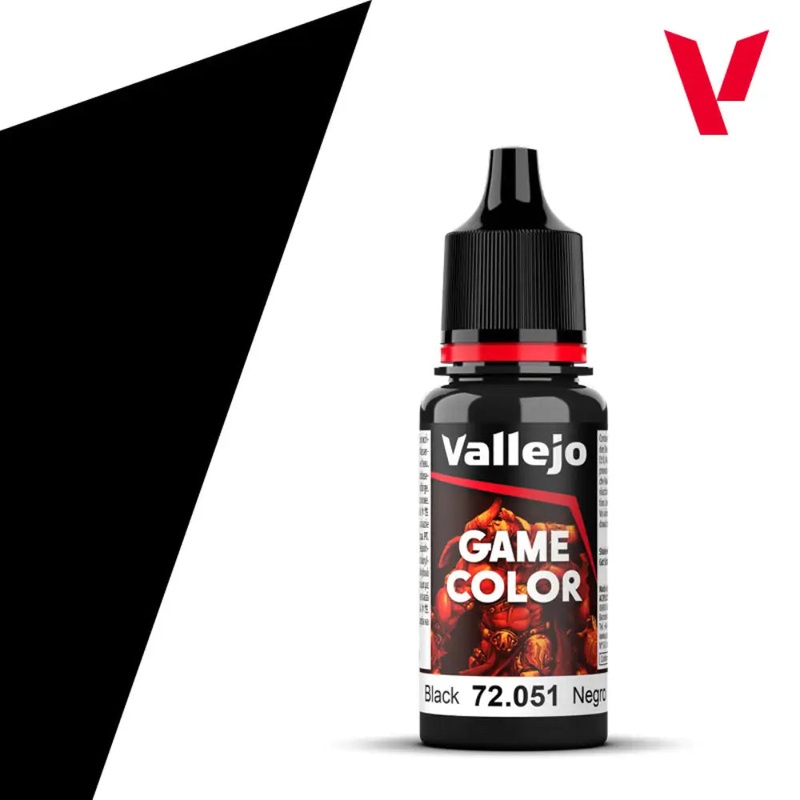 Vallejo Game Color Paints: Black