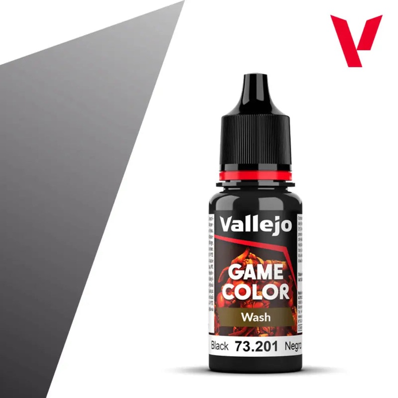 Vallejo Game Color Paints: Black Wash
